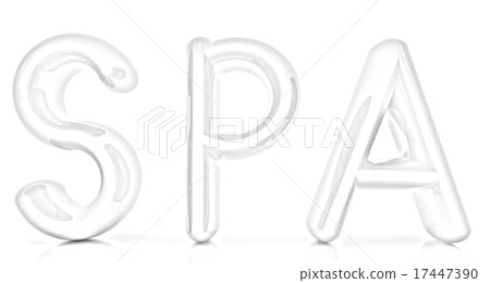 "Spa" 3d text "Spa" 3d text 17447390