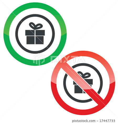 Gift permission signs Gift permission signs 17447733