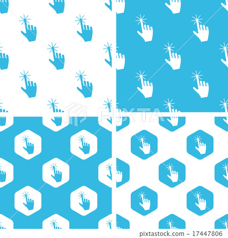 Hand cursor patterns set-插圖素材 [17447806] - PIXTA圖庫