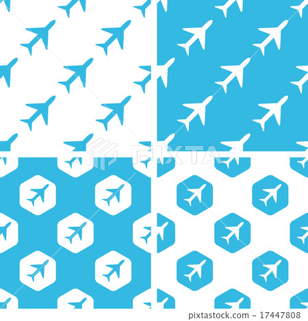 Plane patterns set 17447808