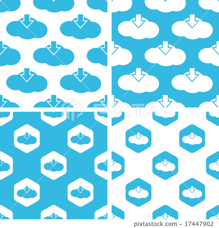 Cloud download patterns set 17447902