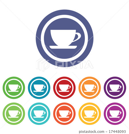 Cup signs colored set - Stock Illustration [17448093] - PIXTA