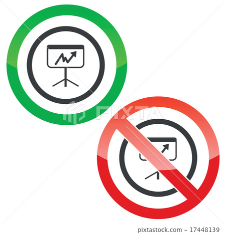 Present graphic permission signs Present graphic permission signs 17448139