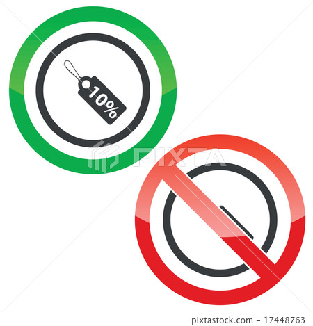 Dicount permission signs Dicount permission signs 17448763