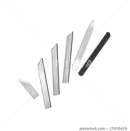 set of various blades isolated 17450429