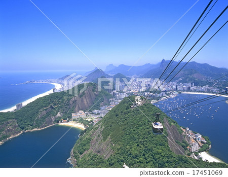 Rio de Janeiro city as seen from Bon the Asucar 17451069