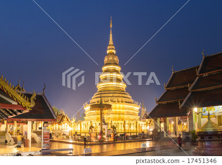 Temple Phra That Hariphunchai 17451346
