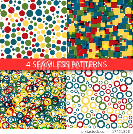 Seamless colorful patterns 17451808