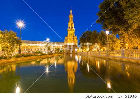 espana Plaza in Seville 17451930