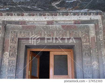 World Cultural Heritage "Ajanta Caves" "First Cave" (India) 17452383