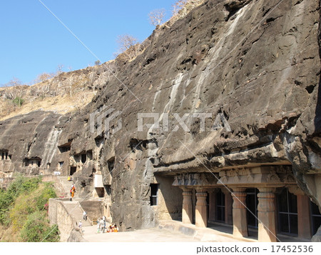 世界遺產“阿anta陀洞穴”的“第七洞”（印度） 17452536