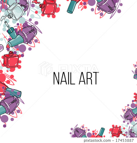 Vector nail lacquer bottles  17453887