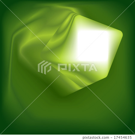 Abstract green square background - Stock Illustration [17454635] - PIXTA