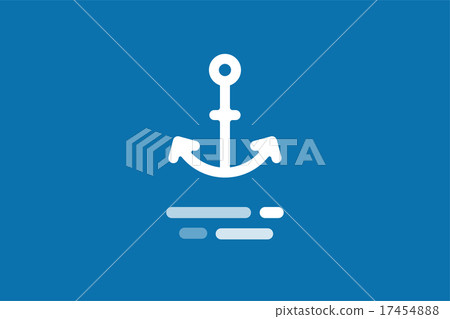 Anchor vector logo icon 17454888