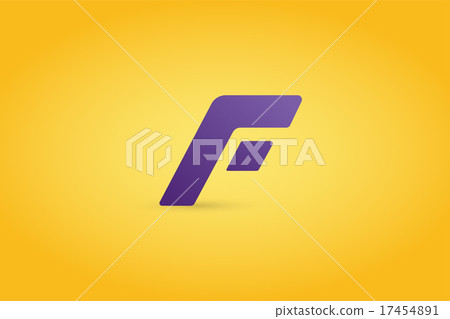Fast line logo F monogram icon Fast line logo F monogram icon 17454891