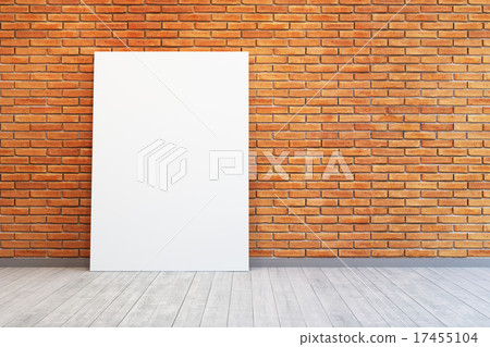 room with blank picture 17455104