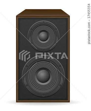 acoustic loundspeaker vector illustration 17455354