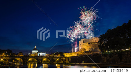 Girandola in Rome and Vatican Girandola in Rome and Vatican 17455449