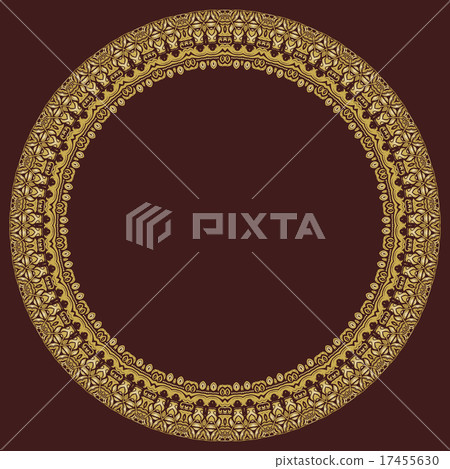 Floral Round Pattern Floral Round Pattern 17455630