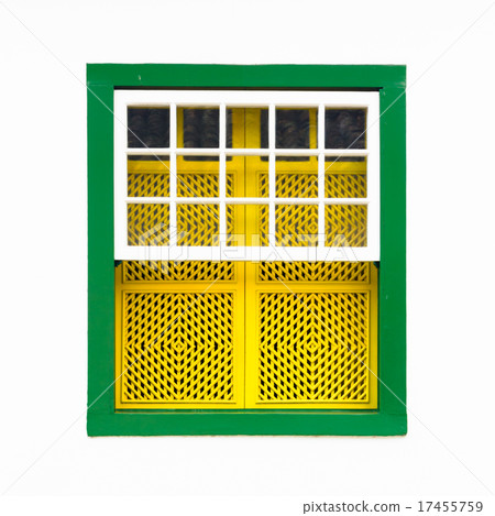 Colorful vintage window. Colorful vintage window. 17455759