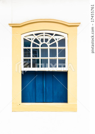 Colorful vintage window. Colorful vintage window. 17455761