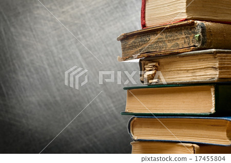 Pile of old books Pile of old books 17455804