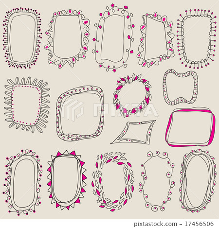 Sketch of frames, hand drawing for your design. - Stock Illustration ...