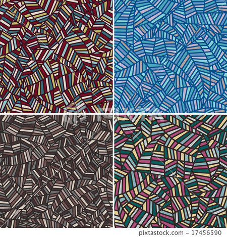 Vector, geometric seamless pattern - Stock Illustration [17456590] - PIXTA
