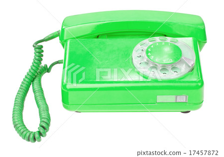 Old vintage telephone isolated on white background Old vintage telephone isolated on white background 17457872