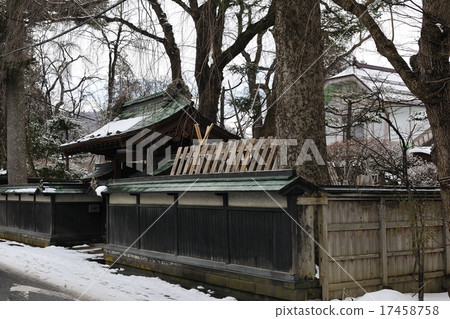 永恆的時間，武士住所，雪景 17458758