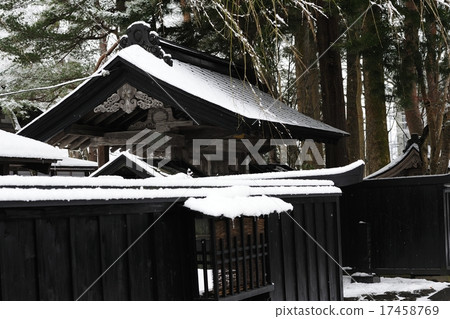 永恆的時間，武士住所，雪景 17458769