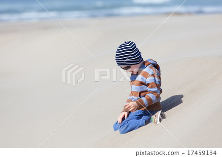kid at oregon dunes kid at oregon dunes 17459134