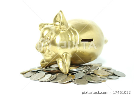 gold piggy bank gold piggy bank 17461032
