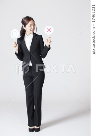 Female finger pointing 17462231