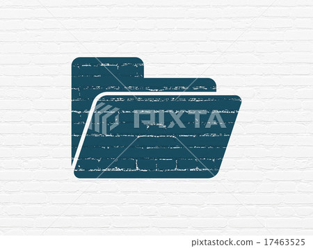 Finance concept: Folder on wall background Finance concept: Folder on wall background 17463525