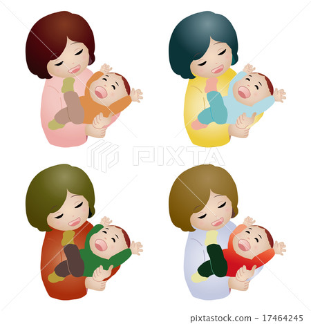 母親和孩子 17464245