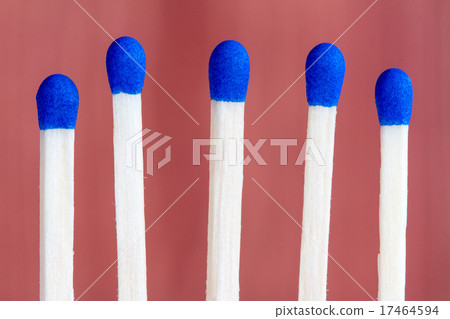 Match sticks with blue heads Match sticks with blue heads 17464594