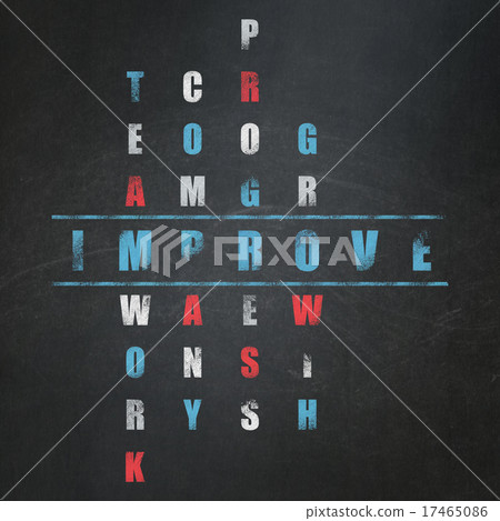 Finance concept: word Improve in solving Puzzle Finance concept: word Improve in solving Puzzle 17465086