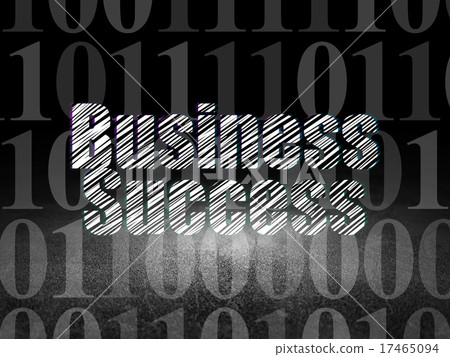 Business concept: Business Success in dark room Business concept: Business Success in dark room 17465094