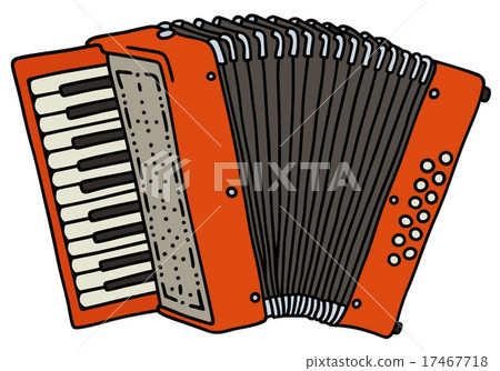 Red accordion 17467718