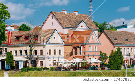 Building In Old Part Minsk, Downtown Nyamiha Building In Old Part Minsk, Downtown Nyamiha 17467953