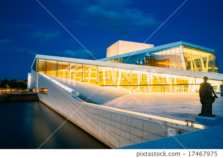 Exterior of White Building of The Oslo Opera House Exterior of White Building of The Oslo Opera House 17467975