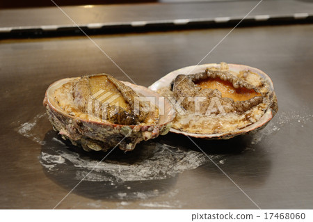 Tasty abalone teppanyaki 17468060