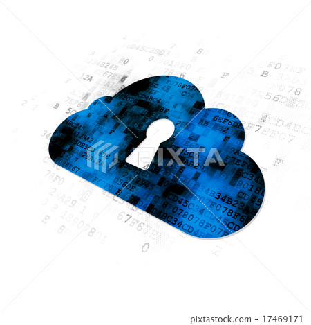 Cloud networking concept: Cloud With Keyhole Cloud networking concept: Cloud With Keyhole 17469171