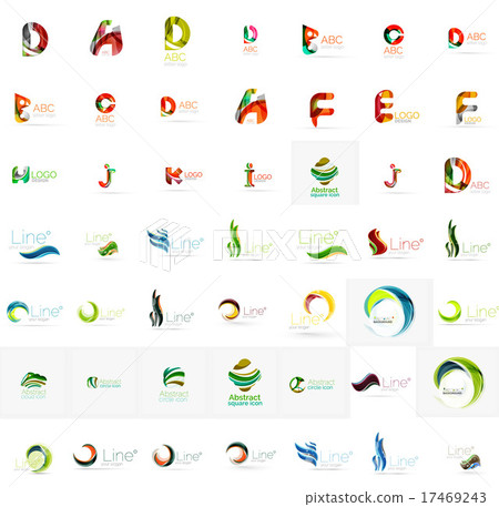 Large corporate company logo collection. Universal 17469243