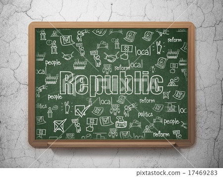 Politics concept: Republic on School Board 17469283