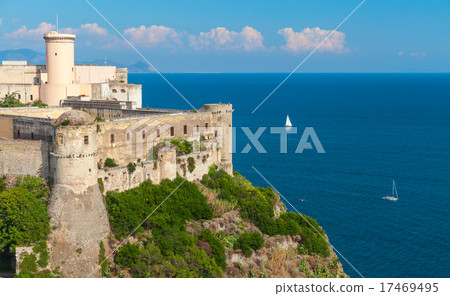 Castle on Mediterranean Sea coast. Gaeta, Italy Castle on Mediterranean Sea coast. Gaeta, Italy 17469495