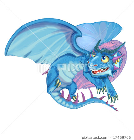 Cartoon dragon of the lord of the sky and air Cartoon dragon of the lord of the sky and air 17469766