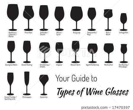 Hand drawn isolated wine glasses 17470397