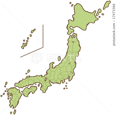 Map of Japan Map of Japan 17473368